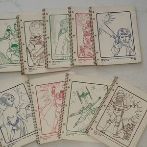 VINTAGE STAR WARS NOTEBOOKS